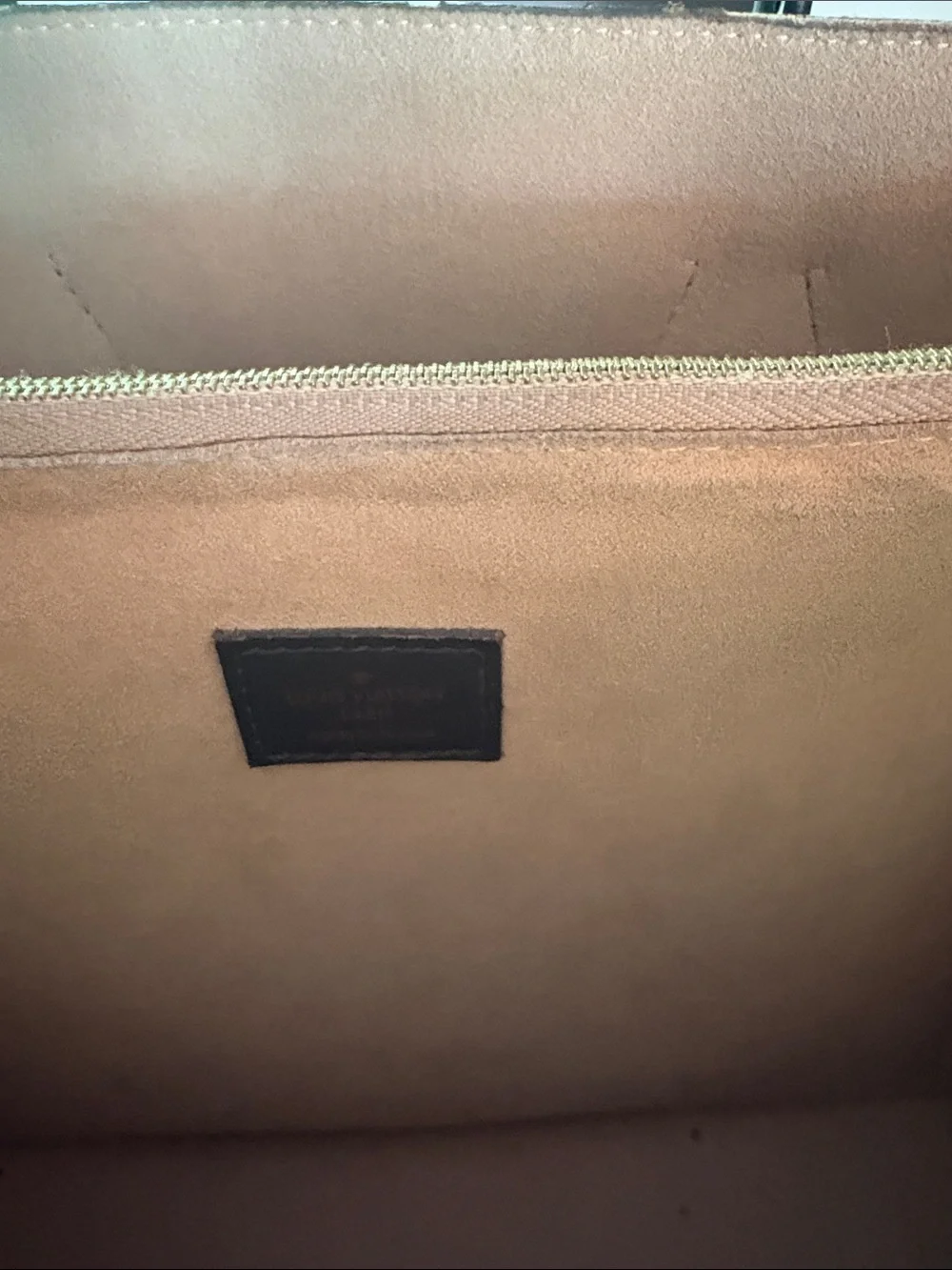 Louis Vuitton Brown Checkered Tote with Gold Accent( OPEN TO REALISTIC OFFERS)